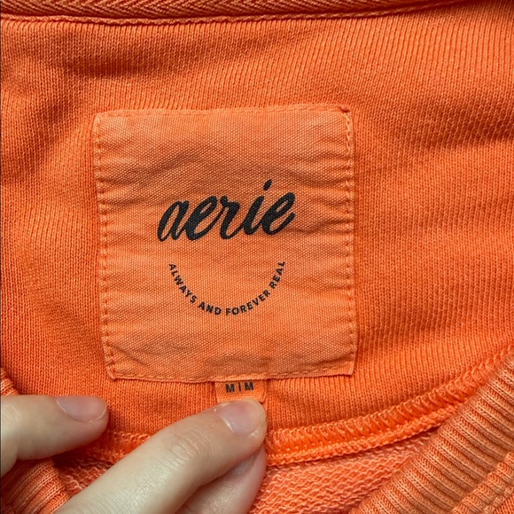 Aerie Vibrant Orange Sweatshirt - Picture 2 of 2